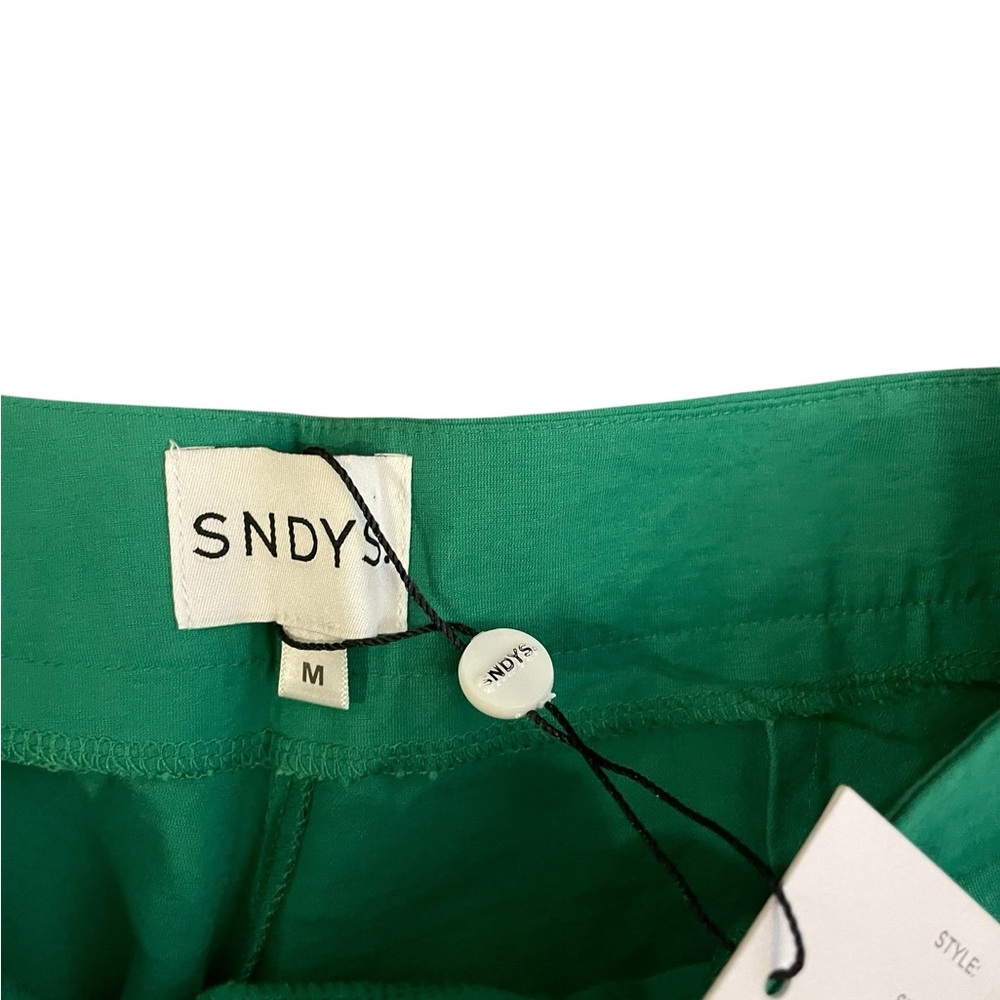 SNDYS. Alexa Pants Green Wide Leg Trousers New With Tags - Picture 6 of 13